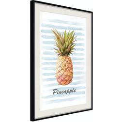 Arkiio Affisch Pineapple and Stripes [Poster] 20x30 Poster